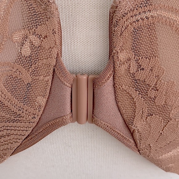 Glamorise WonderWire Front-Closure Stretch Lace Bra 38D NWOT - Picture 5 of 13